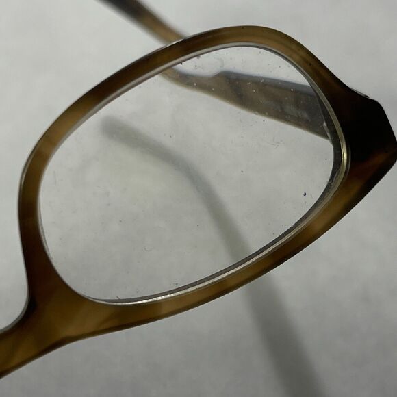 Warby Parker Eyeglasses Finn 210 Brown Marbled Frames Only 48 18 140 - Picture 9 of 10